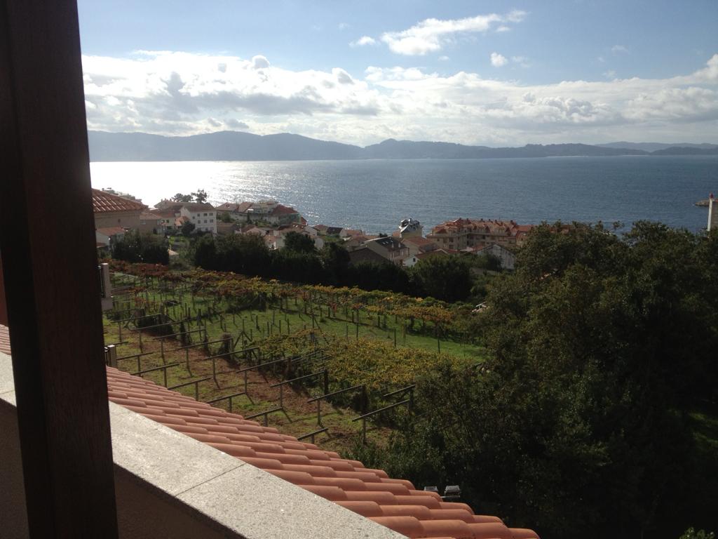 Sanxenxo: Takvåning med spektakulär terrass med utsikt över Pontevedras mynning...