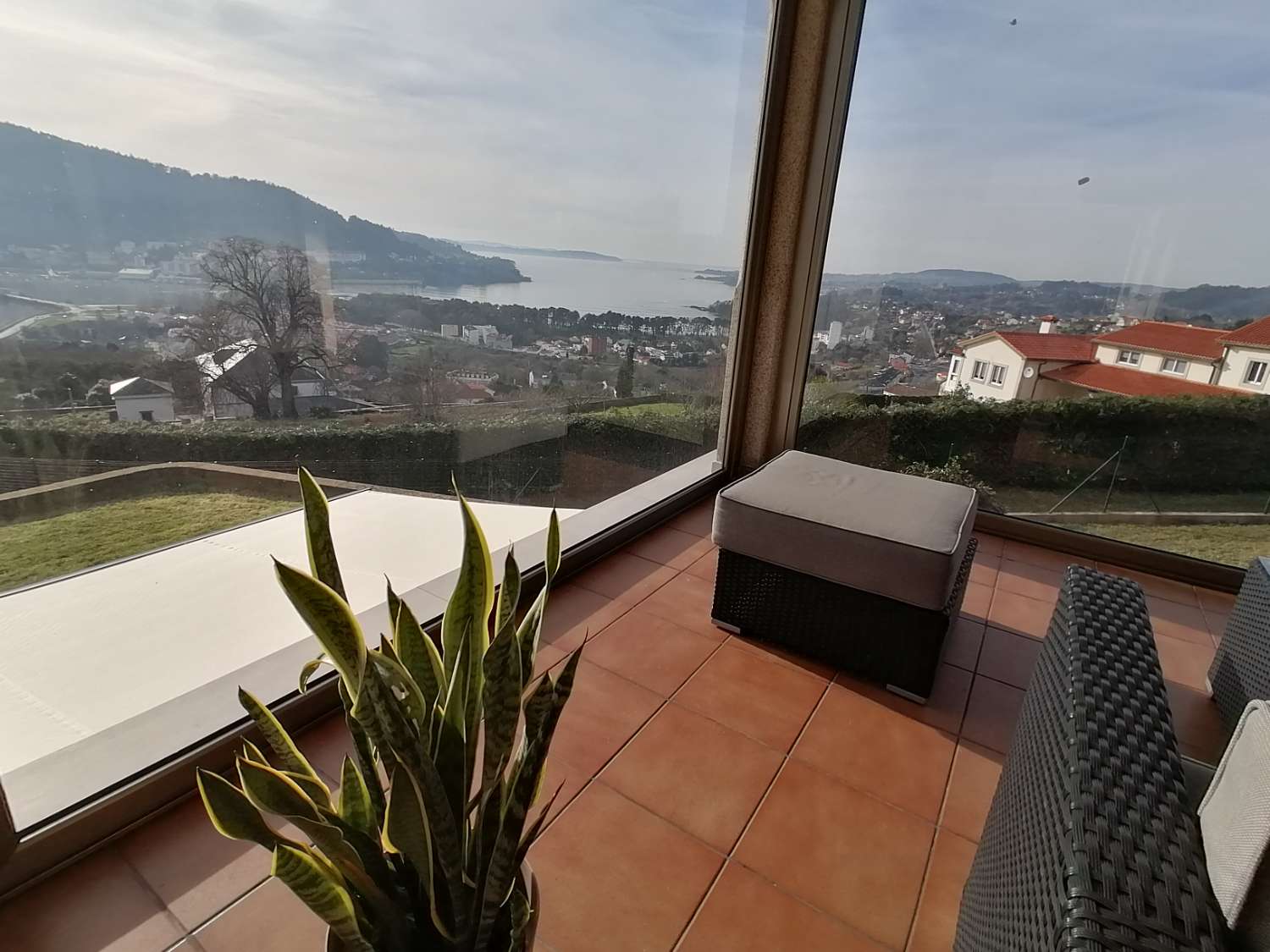 A Coruña: A7139: Cabanas: Minimalistisk villa med otrolig utsikt över Ria de Ares...