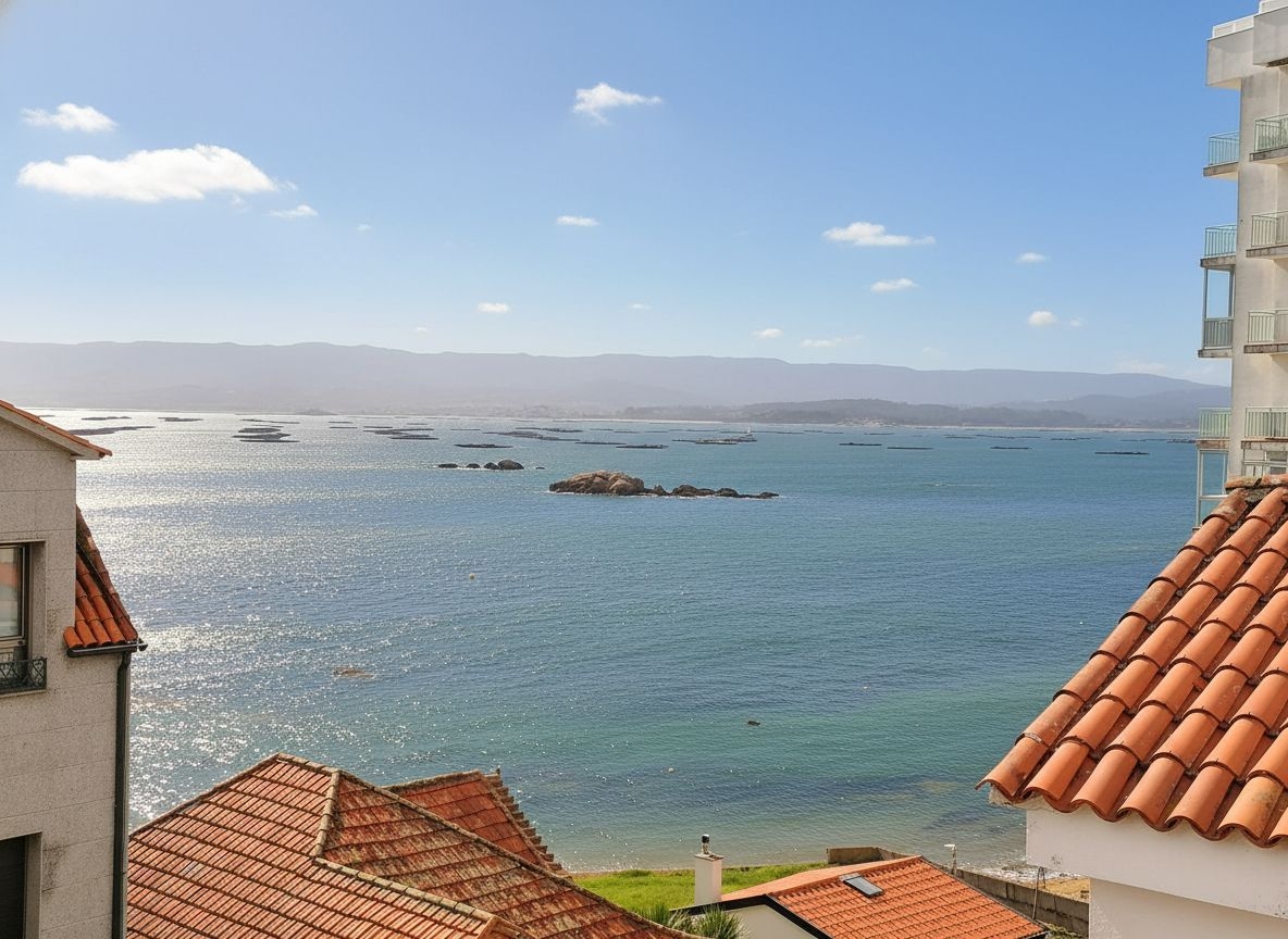 Vilanova de Arousa: nur wenige Meter vom Strand As Sinas entfernt