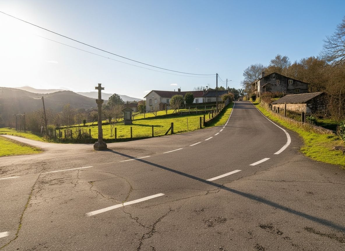 Cerdedo: A7285: Casa di villaggio in pietra con una piccola tenuta...