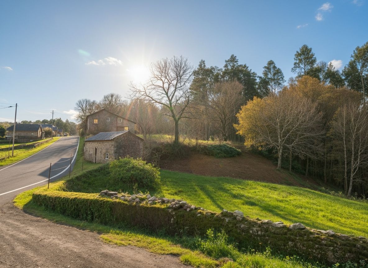 Cerdedo: A7285: Casa di villaggio in pietra con una piccola tenuta...