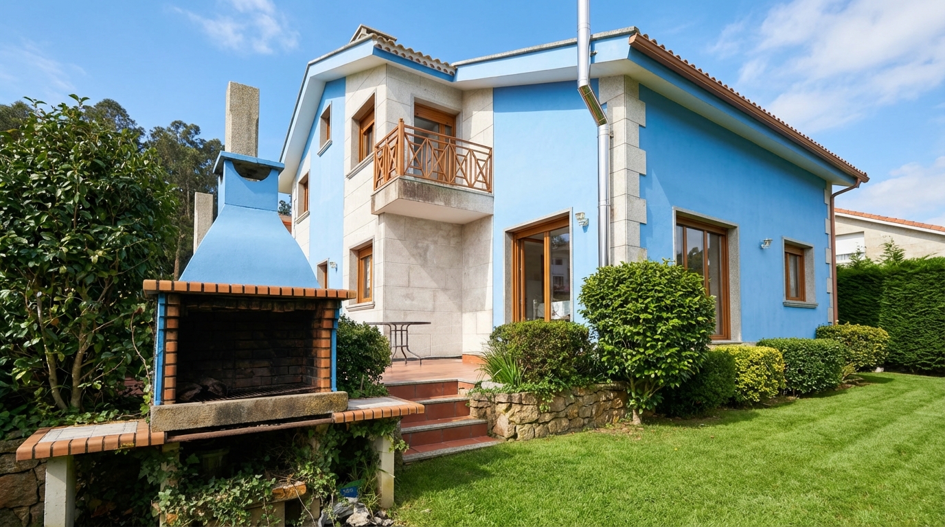 **Impresionante casa familiar en el Valle de Dorrón, Sanxenxo**