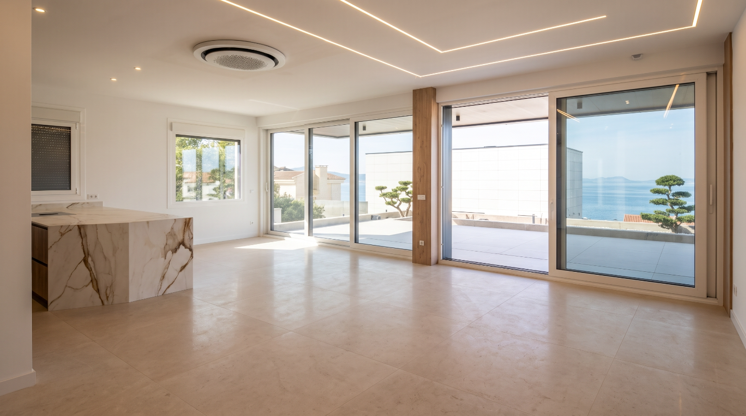 Sanxenxo: Magnifico chalet minimalista de estilo moderno con vistas a la Ria de Pontevedra