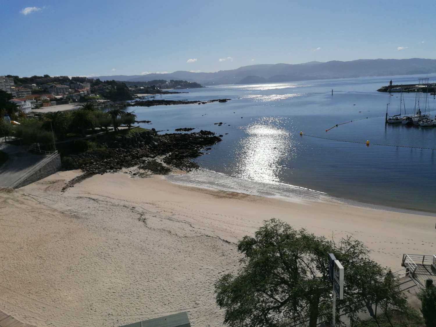 Sanxenxo: Attico con terrazza, splendida vista sul mare sul lungomare....