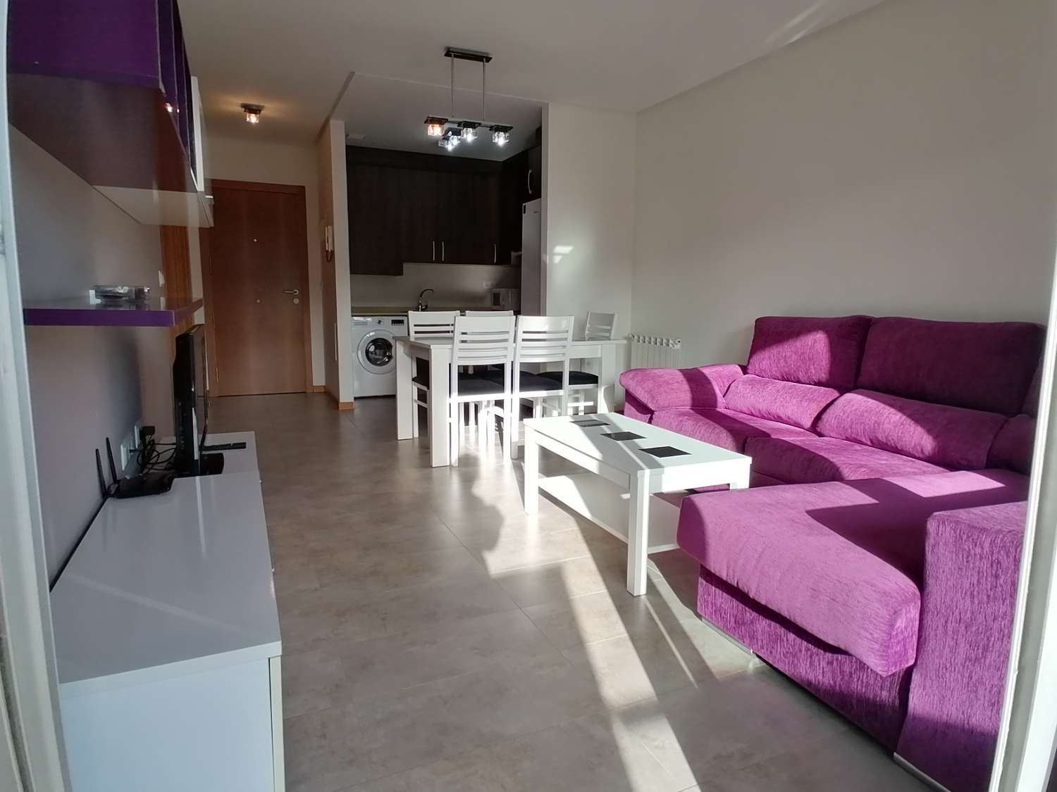 Portonovo: A7028: Appartamento con terrazza a Illas Atlanticas, di fronte alla spiaggia di Baltar....