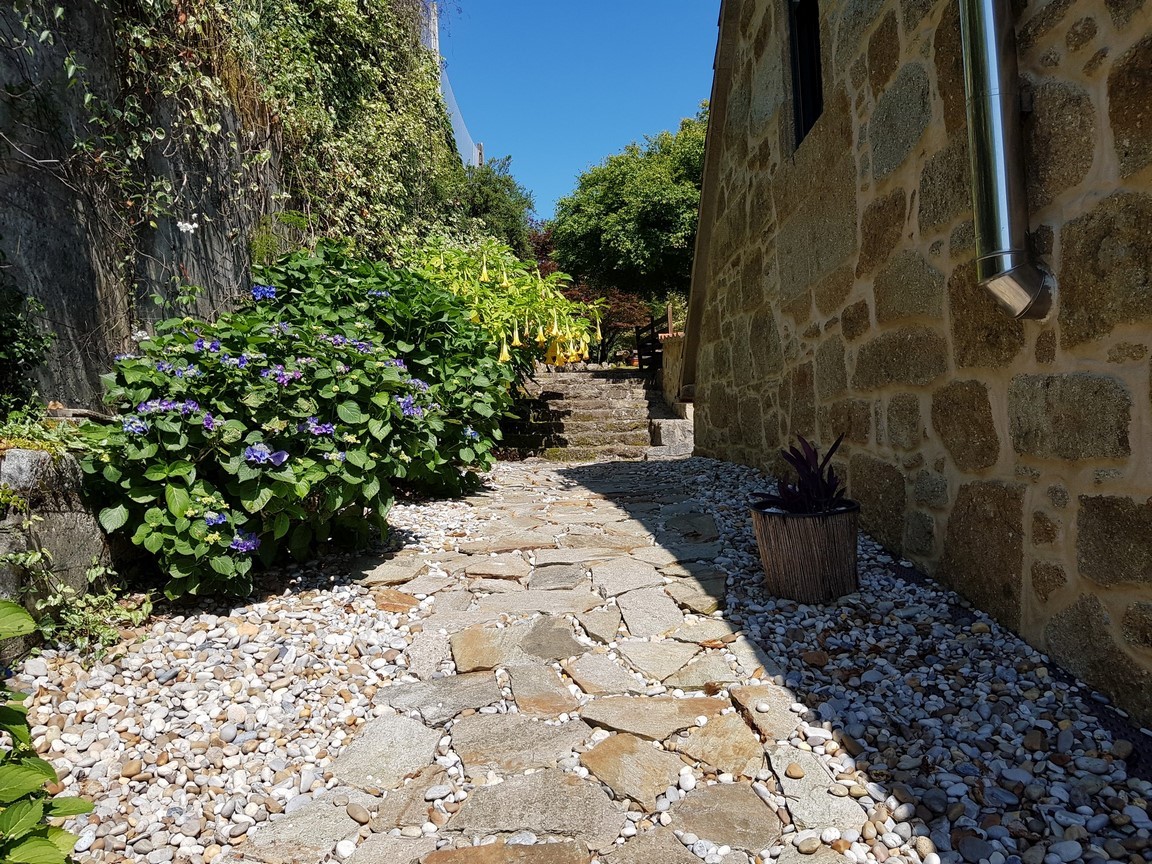 Vilanova de Arousa: Villa individuelle avec piscine extérieure entourée de jardins...