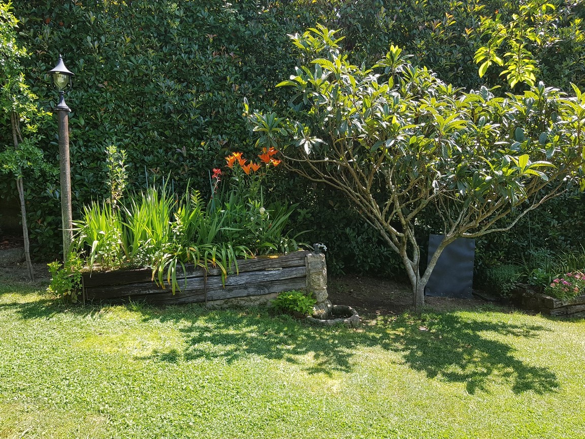 Vilanova de Arousa: Detached villa with outdoor pool surrounded by gardens...