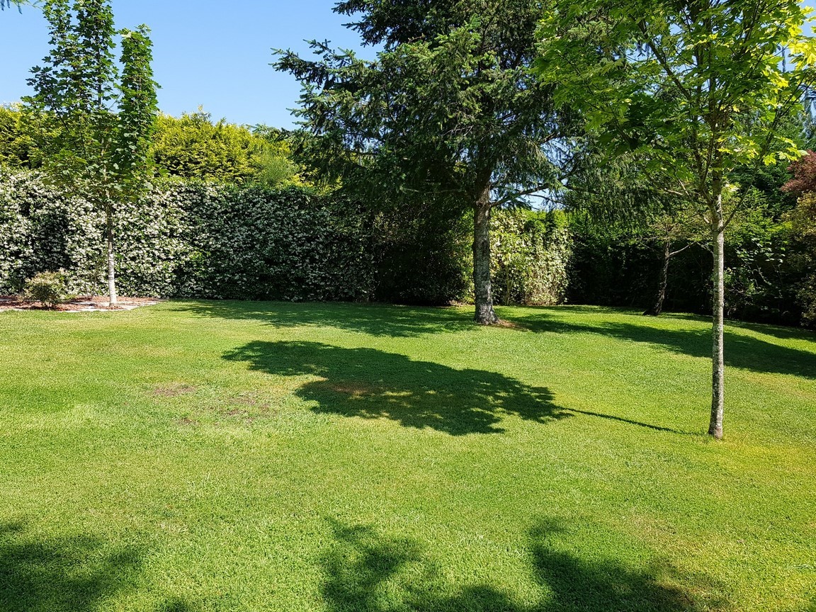 Vilanova de Arousa: Detached villa with outdoor pool surrounded by gardens...