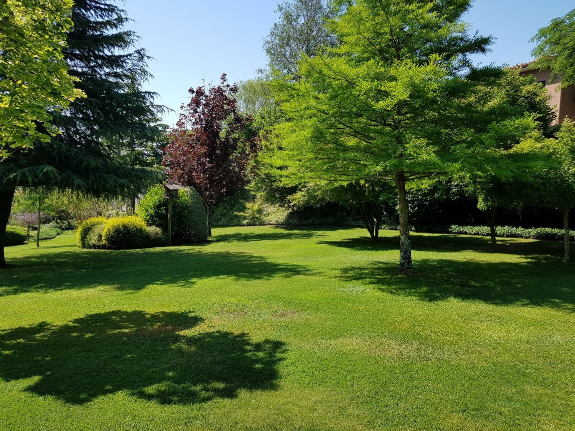 Vilanova de Arousa: Fritliggende villa med udendørs pool omgivet af haver...