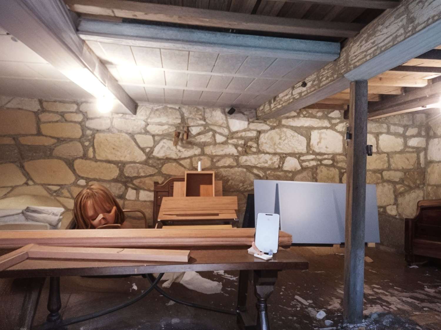 Meaño: nádherný vesnický dům, postavený z kamene, s farmou obklopenou zdí...