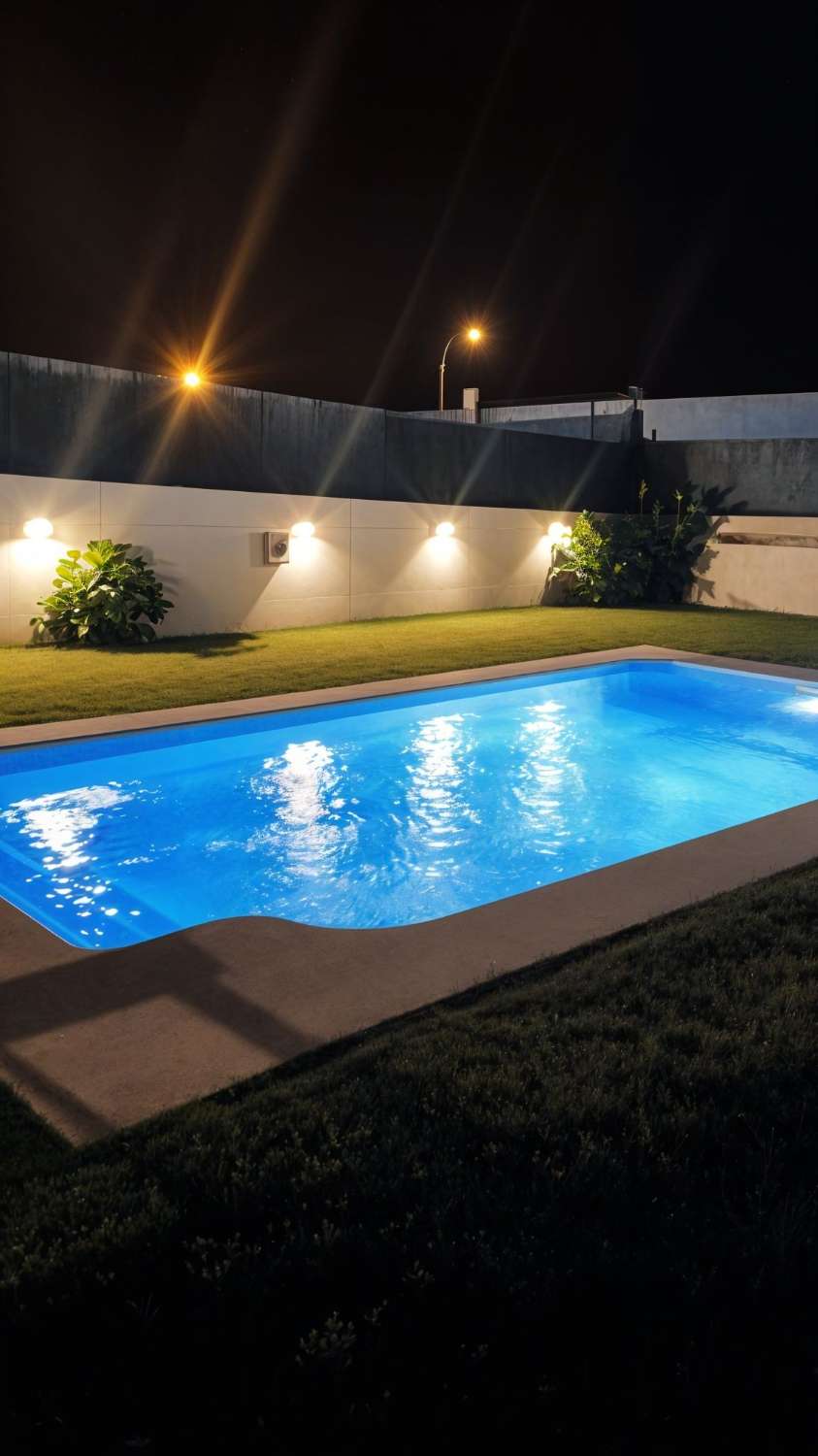 Sanxenxo: A7219: Parhus villa med gemensam pool 900 meter från havet...